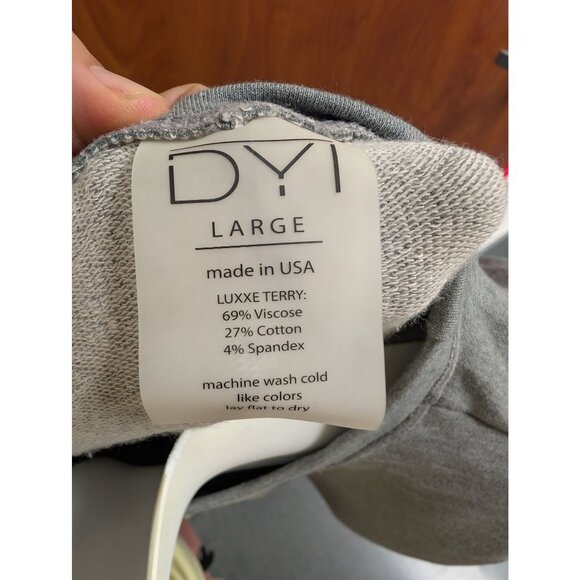 DYI Women's Structure Dress Dark Heather Grey Size Large - Picture 4 of 6